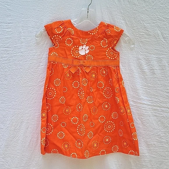 open lace back dress Clemson Toddler Alora Sleeveless Dress